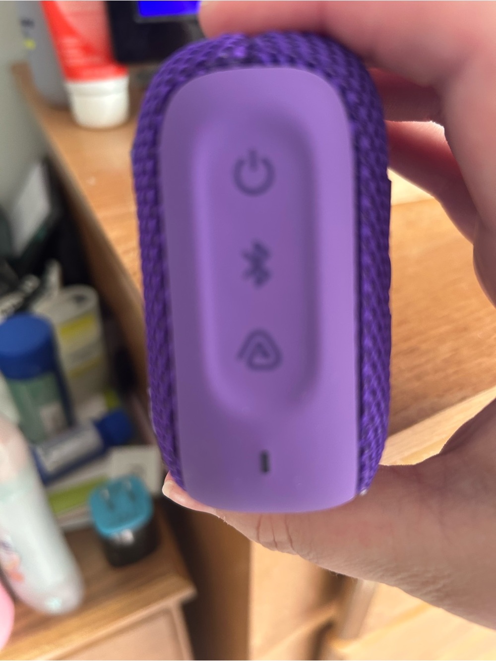 JBL Portable Bluetooth Speaker in Purple